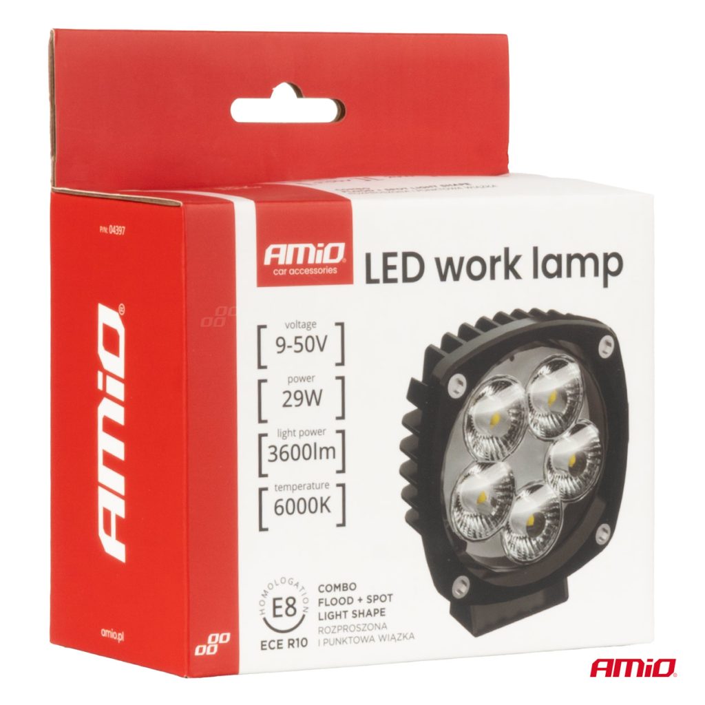 Εικόνα 8 από 8 — Amio – ΠΡΟΒΟΛΕΑΣ ΕΡΓΑΣΙΑΣ LED 29W 9>50V 3 ΧΡΗΣΕΩΝ ΛΕΥΚΟ ΦΩΣ 108x108x48mm – 1 Τεμ. (04397/AM)