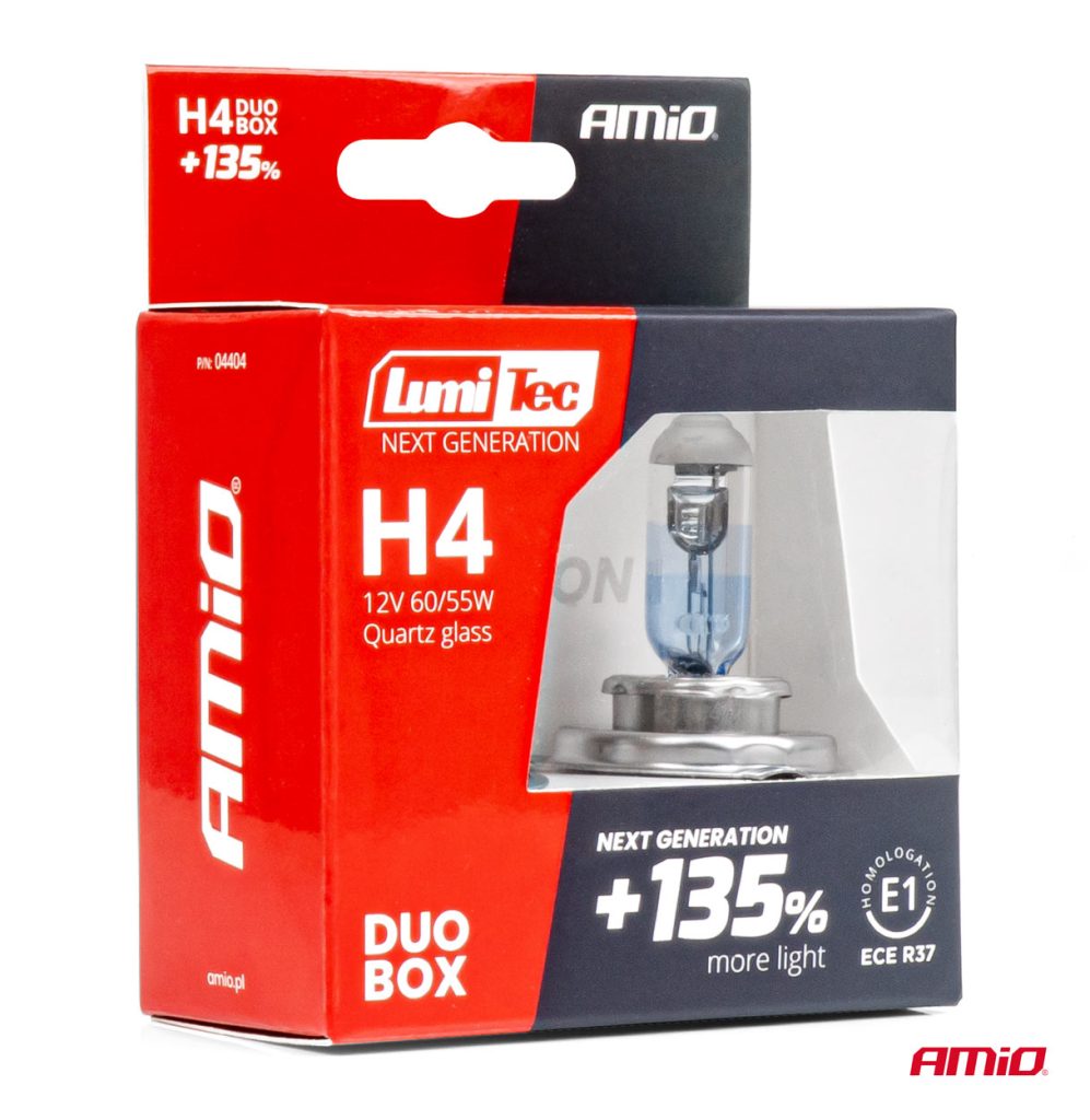 Εικόνα 4 από 4 — H4 12V 60/55W P43t LumiTec NEXT GENERATION +135%  2ΤΕΜ.