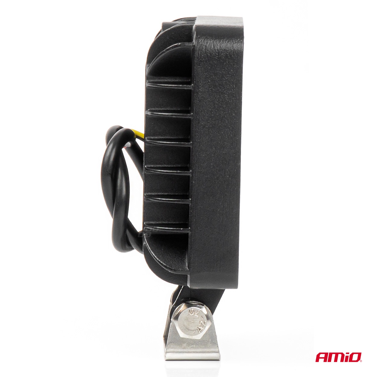 Εικόνα 5 από 8 — Amio – LED Λάμπα Εργασίας 36W 3600lm 6500K με Προειδοποιητικό Φως – 9–36V (Λευκό + Κίτρινο) Spot Αλουμινένια – 1 τεμ. – (04419/AM)