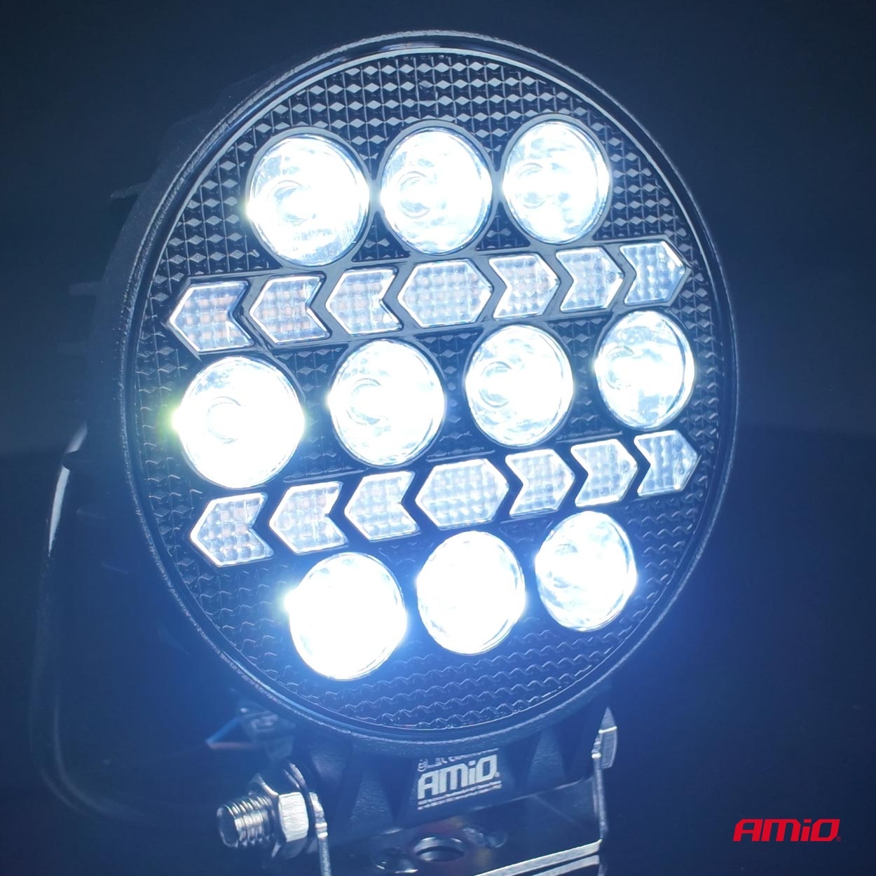 Εικόνα 4 από 8 — Amio – Προβολέας Εργασίας LED AWL76 45W 3000lm 6500K με Λευκό + Κίτρινο φώς προειδοποίησης  9/36V – 1 τεμ. (04420/AM)
