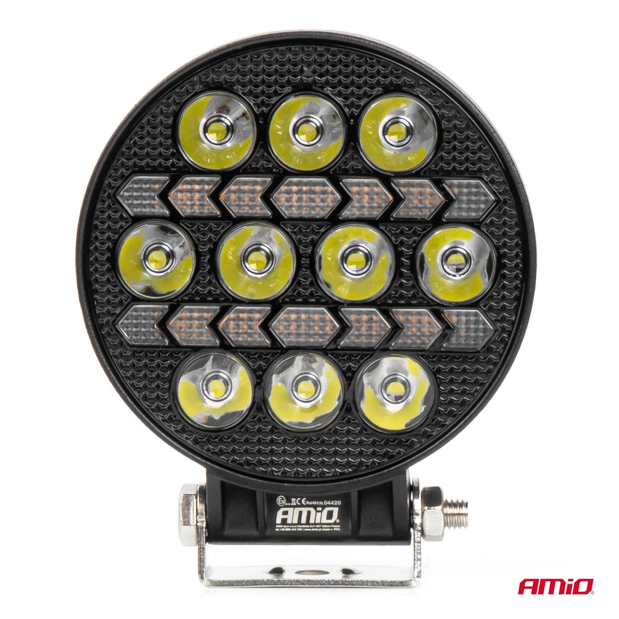 Εικόνα 6 από 8 — Amio – Προβολέας Εργασίας LED AWL76 45W 3000lm 6500K με Λευκό + Κίτρινο φώς προειδοποίησης  9/36V – 1 τεμ. (04420/AM)