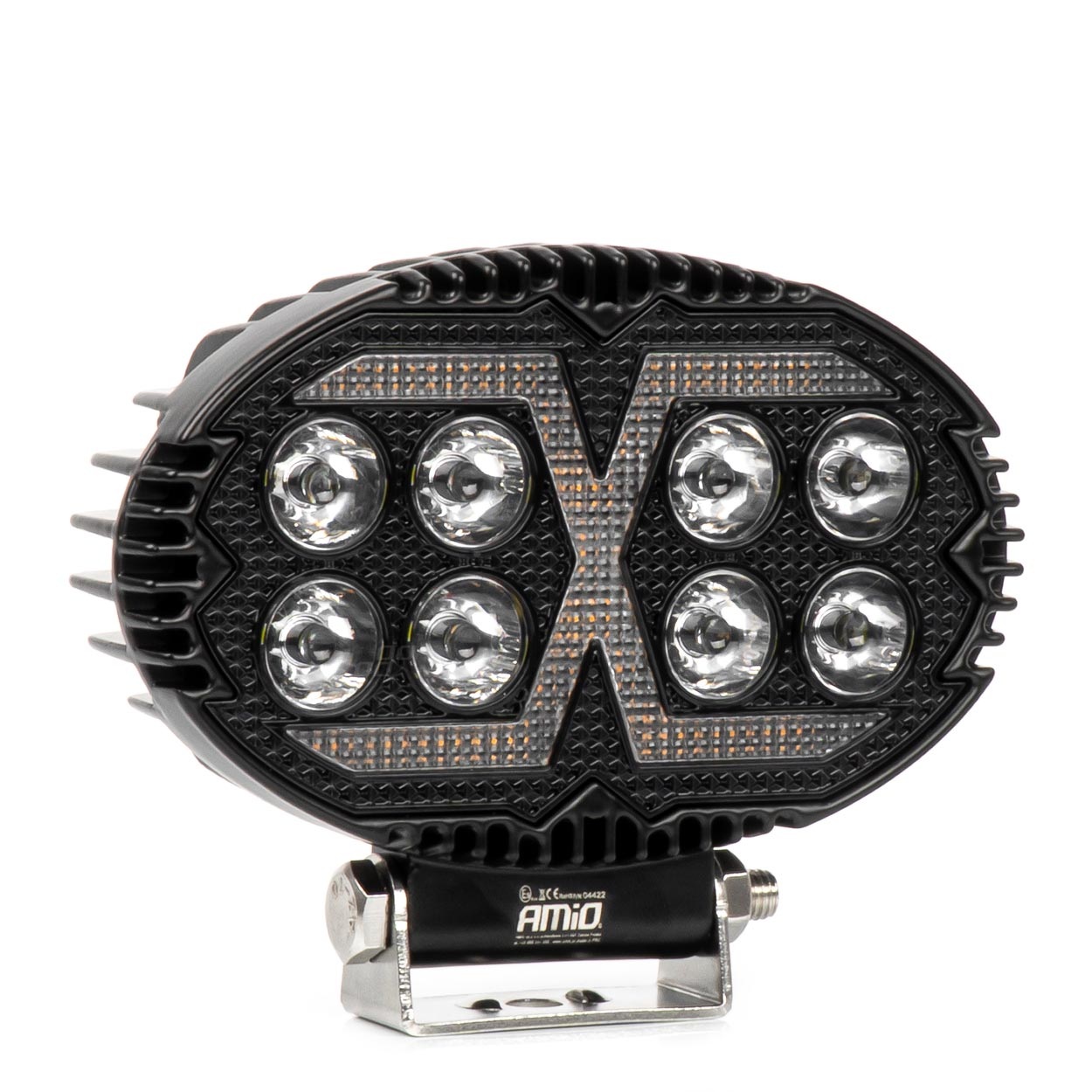 Εικόνα 1 από 6 — Amio – Προβολέας Εργασίας LED AWL78 SPOT 45W 2400lm 6500K με Λευκό + Κίτρινο φώς προειδοποίησης  9/36V – 1 τεμ. (04422/AM)