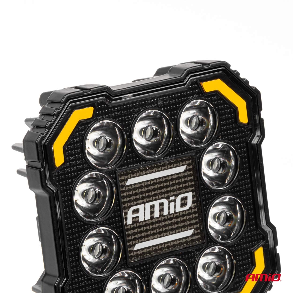 Εικόνα 7 από 10 — Amio – Προβολέας Εργασίας LED AWL81 SPOT 48W 3000lm 6500K με Κίτρινο φώς προειδοποίησης & φωτιζόμενο Logo – 1 τεμ. (04425/AM)