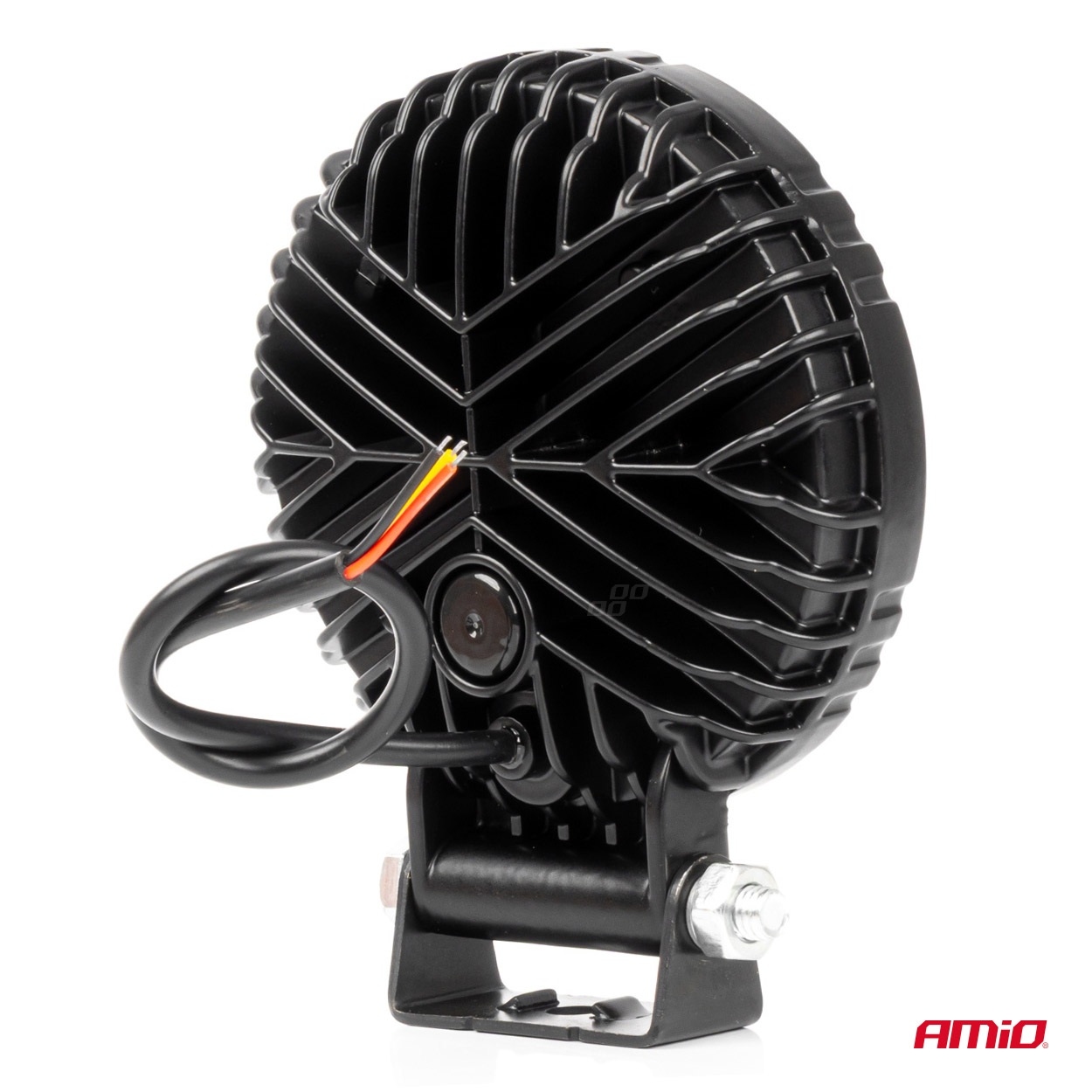 Εικόνα 2 από 9 — Amio – Προβολέας Εργασίας LED AWL83 FLOOD 48W 3600lm 6500K με σταθερή Κίτρινη LED μπάρα – 1 τεμ. (04427/AM)