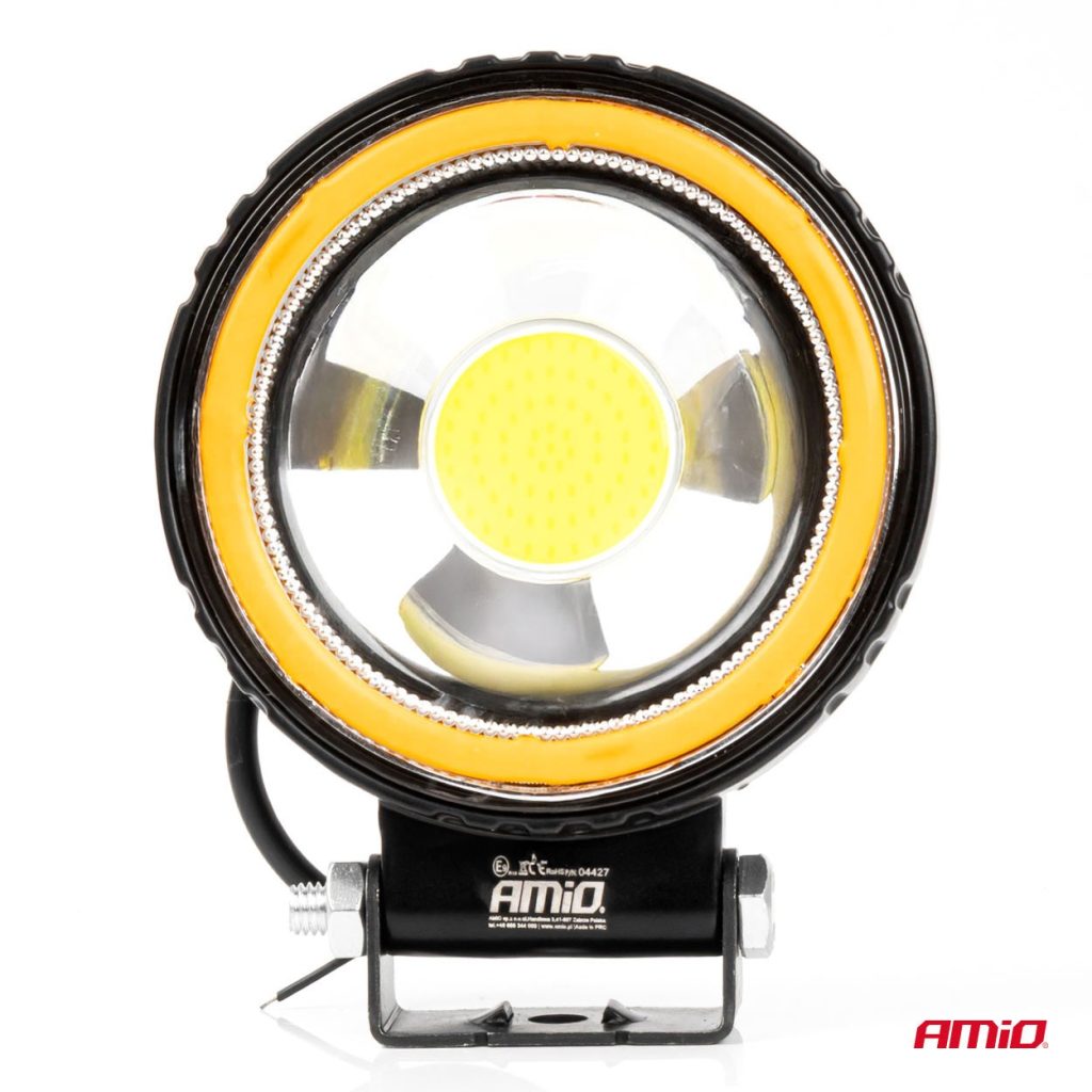 Εικόνα 5 από 9 — Amio – Προβολέας Εργασίας LED AWL83 FLOOD 48W 3600lm 6500K με σταθερή Κίτρινη LED μπάρα – 1 τεμ. (04427/AM)