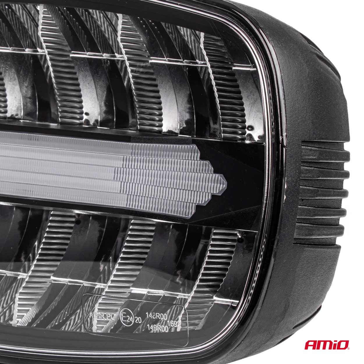 Εικόνα 2 από 9 — Amio – Προβολέας Εργασίας LED Oval με Ενσωματωμένο Φλας 109W 7000lm 9/36V για Φορτηγά Γεωργικά Μηχανήματα και Off-Road Οχήματα – 1 τεμ. (04535/AM)