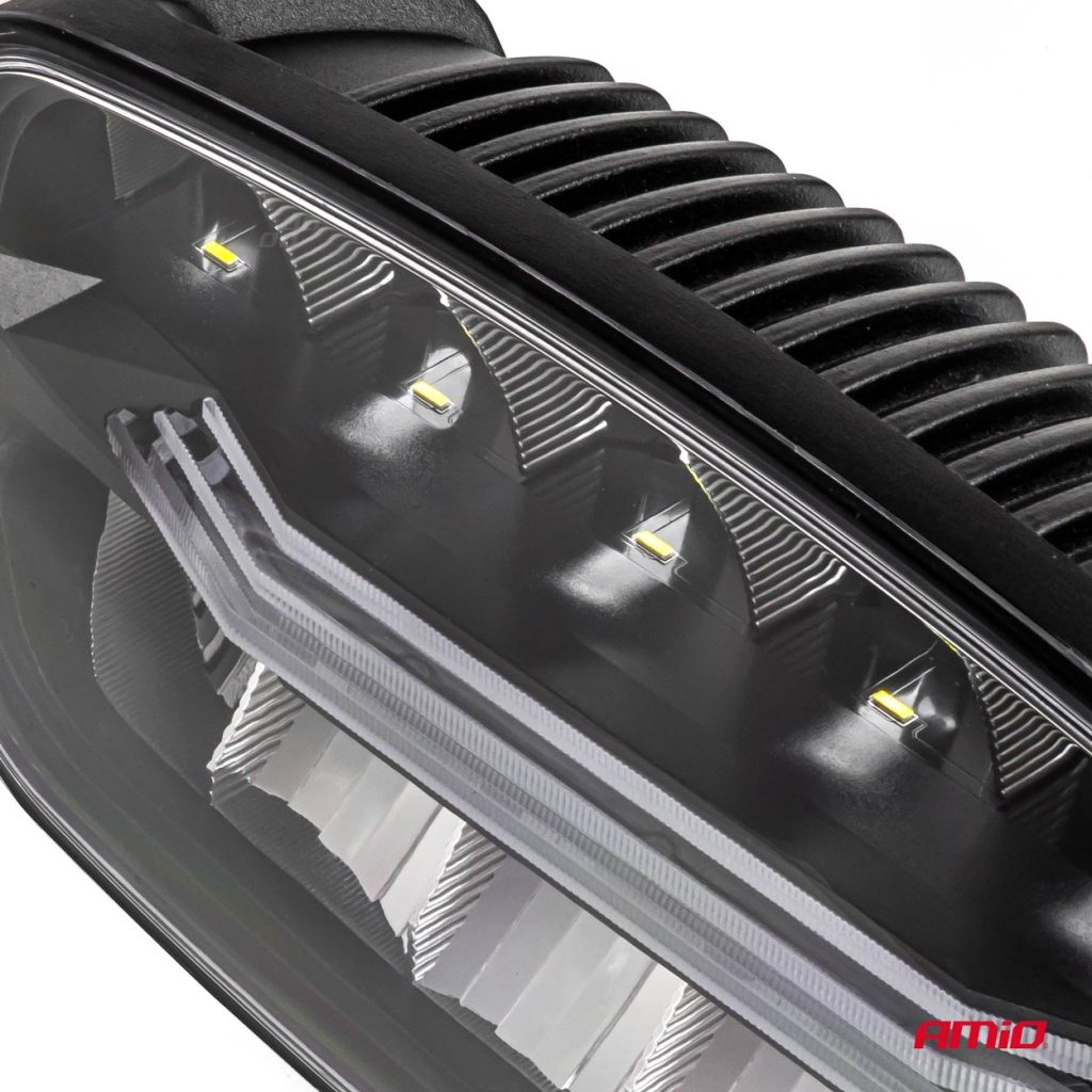 Εικόνα 4 από 9 — Amio – Προβολέας Εργασίας LED Oval με Ενσωματωμένο Φλας 109W 7000lm 9/36V για Φορτηγά Γεωργικά Μηχανήματα και Off-Road Οχήματα – 1 τεμ. (04535/AM)