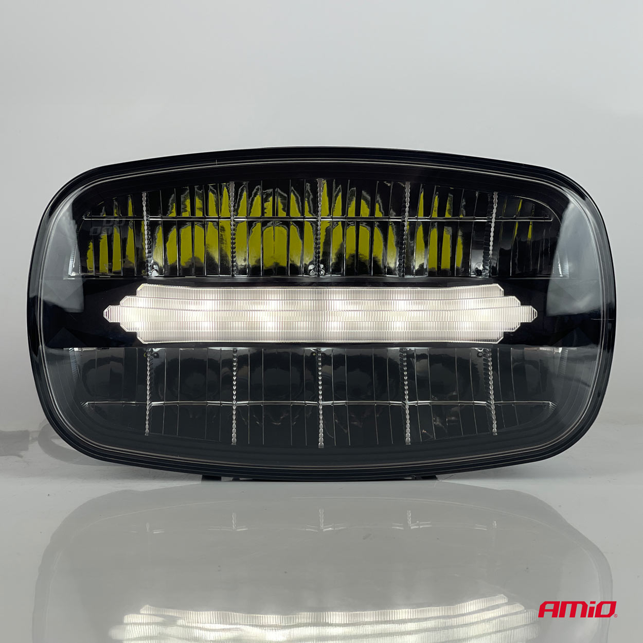 Εικόνα 8 από 9 — Amio – Προβολέας Εργασίας LED Oval με Ενσωματωμένο Φλας 109W 7000lm 9/36V για Φορτηγά Γεωργικά Μηχανήματα και Off-Road Οχήματα – 1 τεμ. (04535/AM)