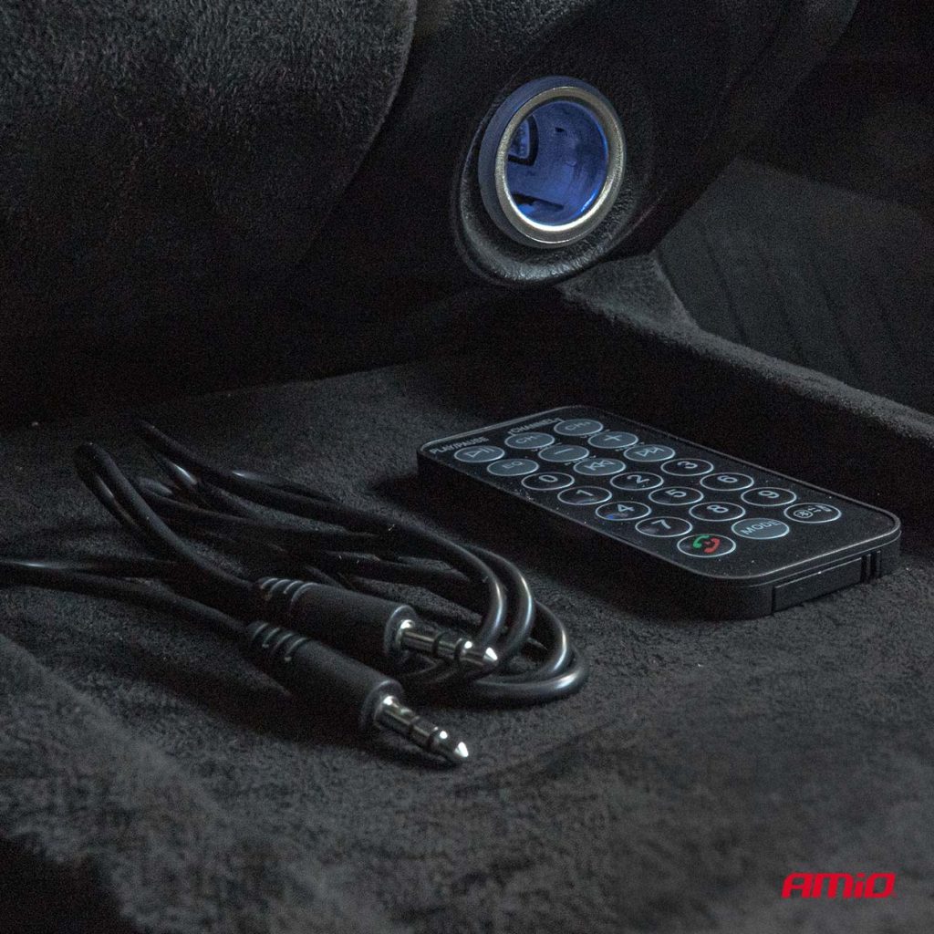 Εικόνα 5 από 12 — Amio – FM Transmitter Αυτοκινήτου 12/24V με 1xUSB Type-A, 1xUSB Type-C και Τηλεχειριστήριο – 1 τεμ. (04657/AM)