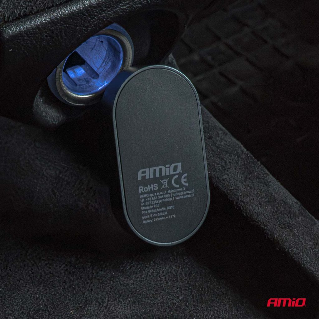 Εικόνα 3 από 10 — Amio – Bluetooth Δέκτης (Receiver) για Ασύρματη Μετάδοση Ήχου με υποδοχή Mini Jack 3.5mm για Αυτοκίνητα και Ηχοσυστήματα – 1 τεμ. (04658/AM)