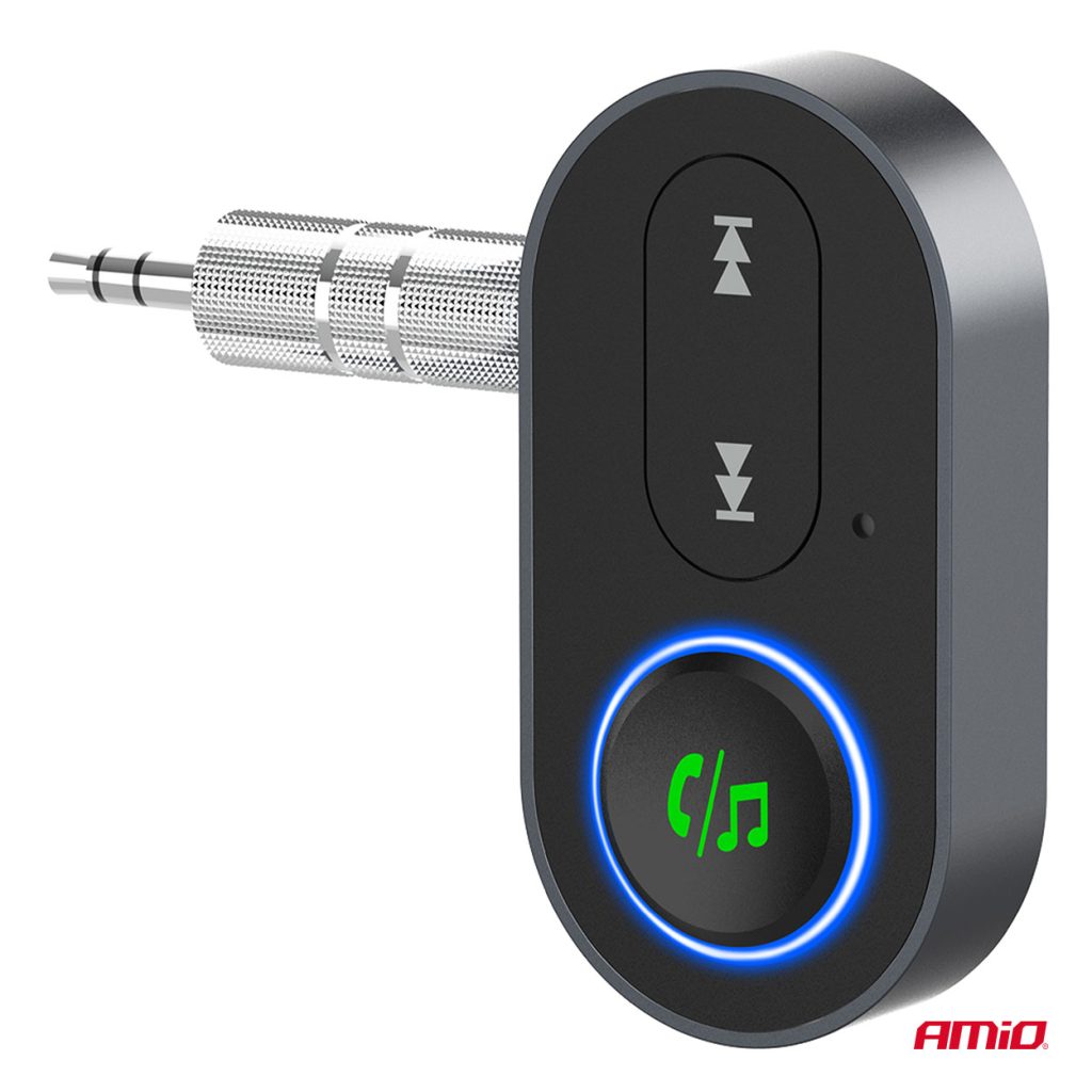 Εικόνα 4 από 10 — Amio – Bluetooth Δέκτης (Receiver) για Ασύρματη Μετάδοση Ήχου με υποδοχή Mini Jack 3.5mm για Αυτοκίνητα και Ηχοσυστήματα – 1 τεμ. (04658/AM)