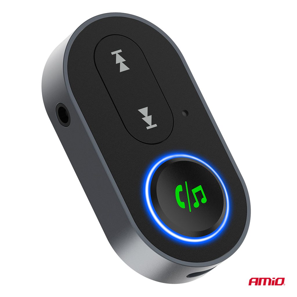Εικόνα 7 από 10 — Amio – Bluetooth Δέκτης (Receiver) για Ασύρματη Μετάδοση Ήχου με υποδοχή Mini Jack 3.5mm για Αυτοκίνητα και Ηχοσυστήματα – 1 τεμ. (04658/AM)