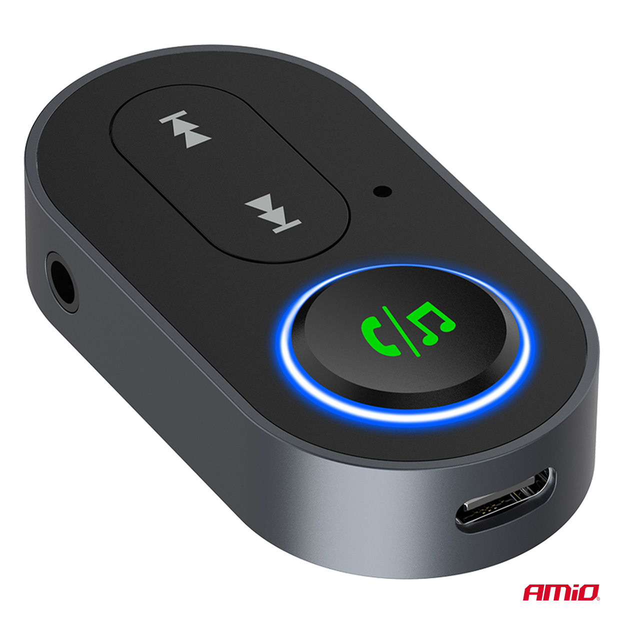 Εικόνα 8 από 10 — Amio – Bluetooth Δέκτης (Receiver) για Ασύρματη Μετάδοση Ήχου με υποδοχή Mini Jack 3.5mm για Αυτοκίνητα και Ηχοσυστήματα – 1 τεμ. (04658/AM)