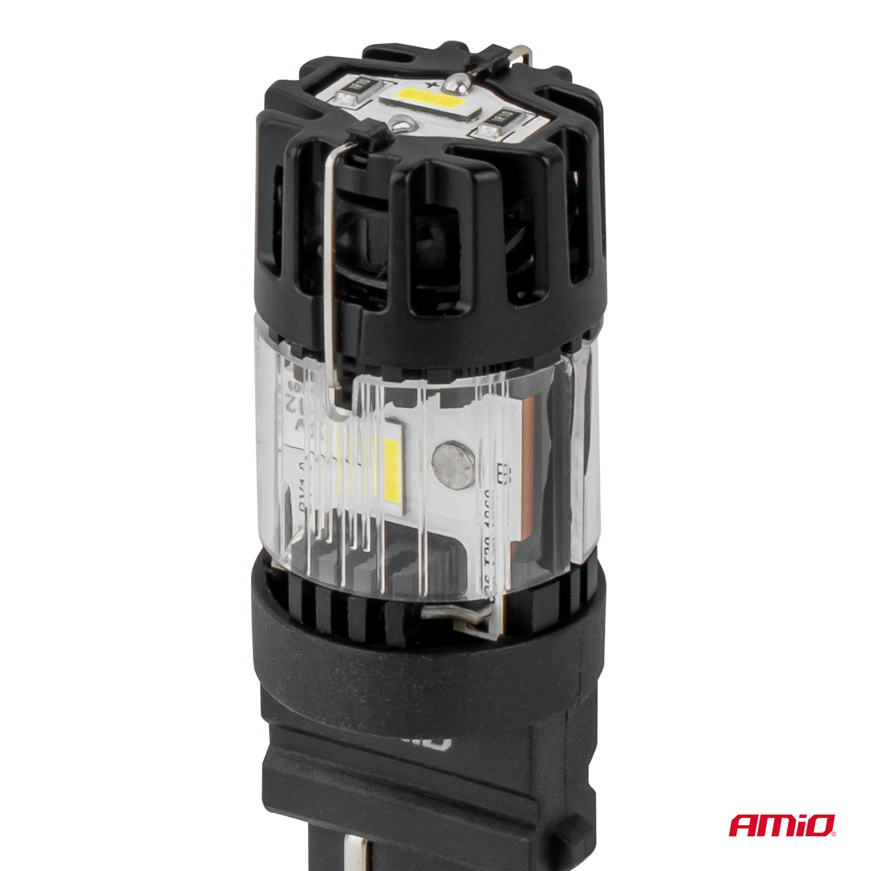 Εικόνα 3 από 5 — Amio – LED CSP P27W 3156 Καρφωτό 12V 66W 4800lm 6500K Full CANBUS για Όπισθεν & Ισχυρό Φως – 1 Τεμ. (04690/AM)