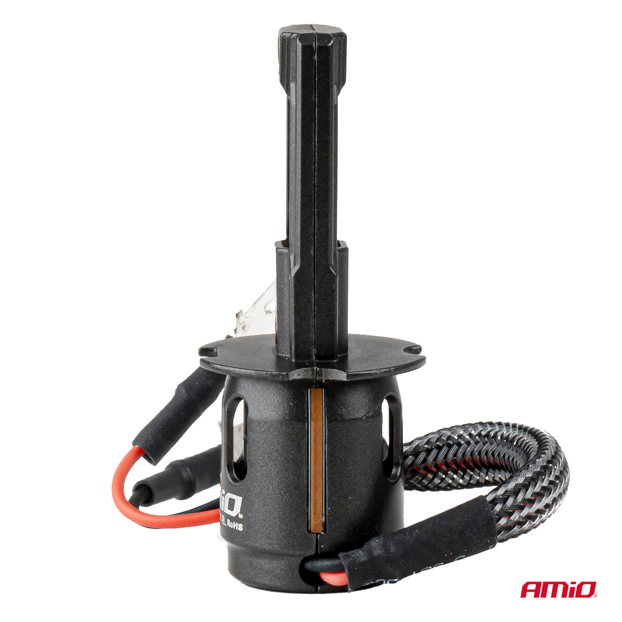 Εικόνα 3 από 10 — Amio – Λαμπτήρες LED F25 PRO Black Edition H3 68W 12-24V Full CAN Bus με Φωτεινότητα 7646lm σε Ψυχρό Λευκό 6000K για Επιβατικά Αυτοκίνητα & Φορτηγά – Σετ 2 τεμ. (04718/AM)