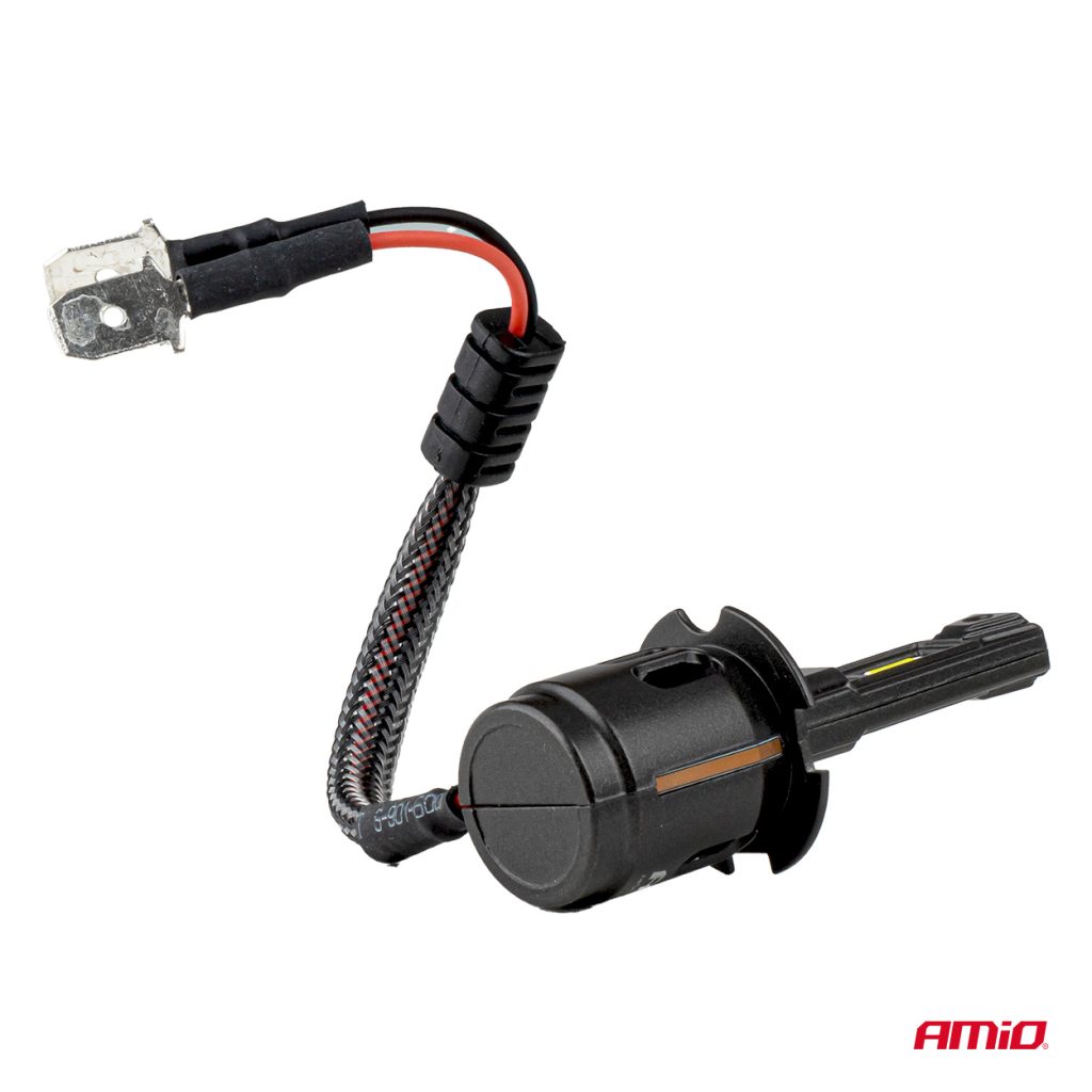 Εικόνα 4 από 10 — Amio – Λαμπτήρες LED F25 PRO Black Edition H3 68W 12-24V Full CAN Bus με Φωτεινότητα 7646lm σε Ψυχρό Λευκό 6000K για Επιβατικά Αυτοκίνητα & Φορτηγά – Σετ 2 τεμ. (04718/AM)