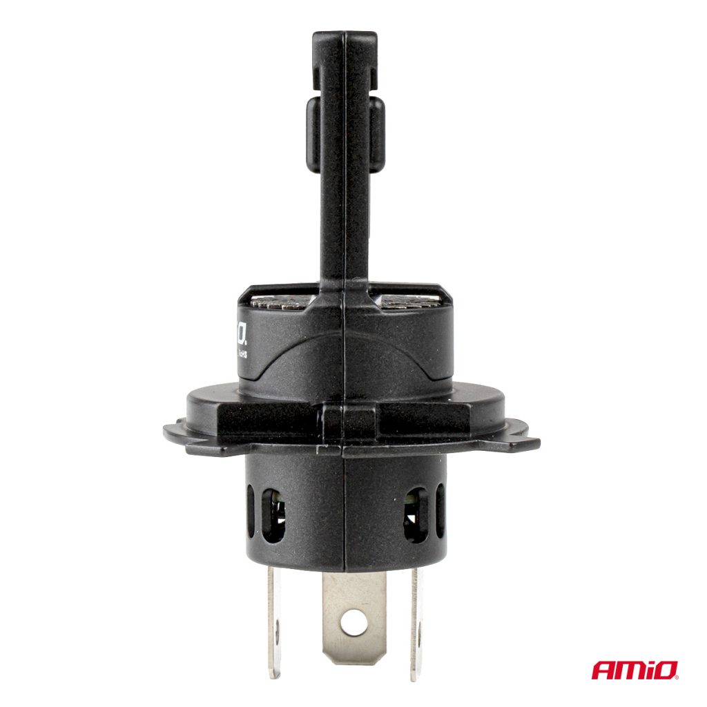 Εικόνα 3 από 9 — Amio – Λαμπτήρες LED F25 PRO Black Edition H4/H19 70W 12-24V Full CAN Bus με Φωτεινότητα 8000lm σε Ψυχρό Λευκό 6000K για Επιβατικά Αυτοκίνητα & Φορτηγά – Σετ 2 τεμ. (04719/AM)