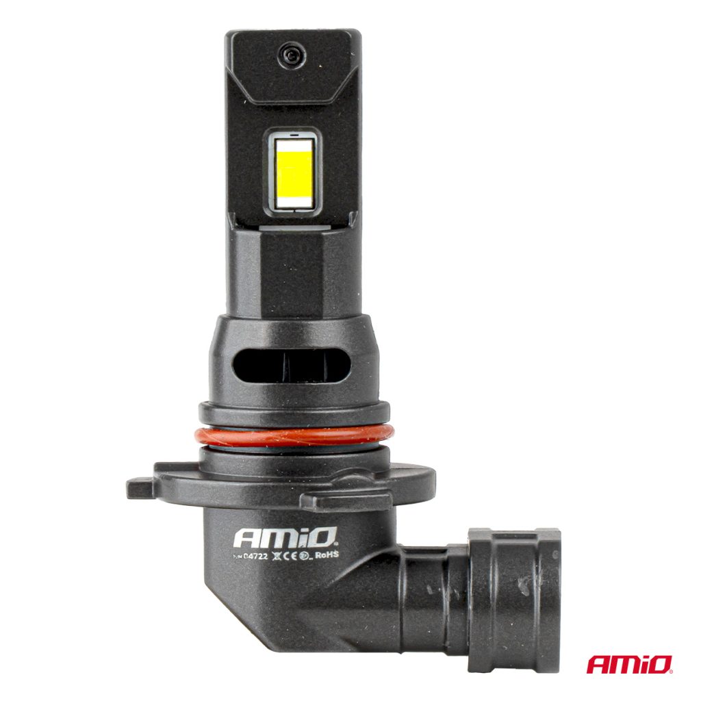 Εικόνα 2 από 9 — Amio – Λαμπτήρες LED F25 PRO Black Edition HB3 (9005) 68W 12-24V Full CAN Bus με Φωτεινότητα 7646lm σε Ψυχρό Λευκό 6000K για Επιβατικά Αυτοκίνητα & Φορτηγά – Σετ 2 τεμ. (04722/AM)