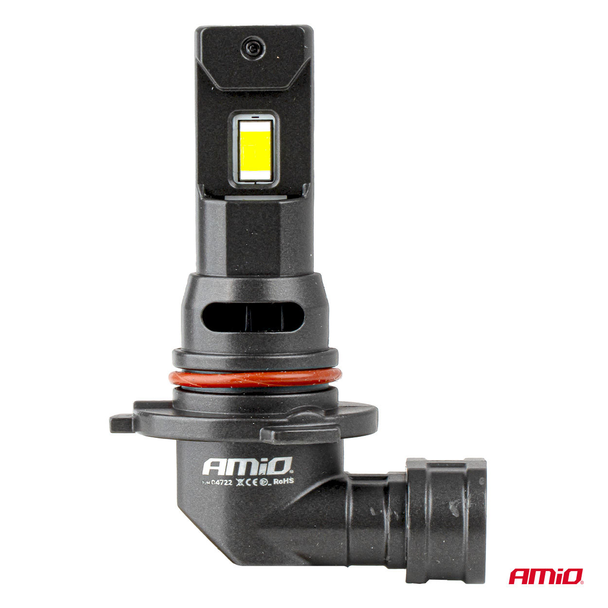 Εικόνα 2 από 9 — Amio – Λαμπτήρες LED F25 PRO Black Edition HB3 (9005) 68W 12-24V Full CAN Bus με Φωτεινότητα 7646lm σε Ψυχρό Λευκό 6000K για Επιβατικά Αυτοκίνητα & Φορτηγά – Σετ 2 τεμ. (04722/AM)