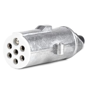 Amio – Πρίζα Κοτσαδόρου 24V 7PIN Type S Αλουμινίου Heavy Duty για Ασφαλή Σύνδεση & Καθημερινή Χρήση – 1 Τεμ. (04791/AM)