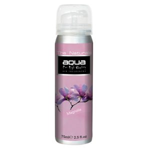 Aqua - ΑΡΩΜΑΤΙΚΟ ΑΥΤΟΚΙΝΗΤΟΥ ΣΕ ΣΠΡΕΙ (SPRAY) ΜΕ ΑΡΩΜΑ ΜΑΝΟΛΙΑ (MAGNOLIA) FLOWERS SERIES 75ml AQUA - 1 TEM. (10-203/AQ)