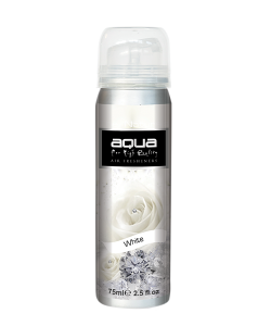 Aqua - ΑΡΩΜΑΤΙΚΟ ΑΥΤΟΚΙΝΗΤΟΥ ΣΕ ΣΠΡΕΙ (SPRAY) ΜΕ ΑΡΩΜΑ WHITE MUSK FLOWERS SERIES 75ml AQUA - 1 TEM. (10-205/AQ)