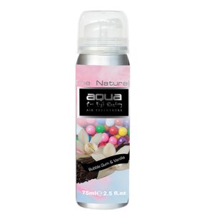 Aqua - ΑΡΩΜΑΤΙΚΟ ΑΥΤΟΚΙΝΗΤΟΥ ΣΕ ΣΠΡΕΙ (SPRAY) ΜΕ ΑΡΩΜΑ ΤΣΙΧΛΟΦΟΥΣΚΑ & ΒΑΝΙΛΙΑ FLAVORS SERIES 75ml AQUA - 1 TEM. (10-753/AQ)