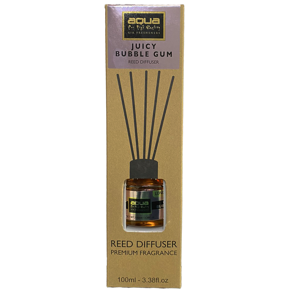 Εικόνα 1 από 1 — Aqua – Αρωματικό Χώρου Juicy Bubblegum Home Reed Diffuser με 6 Στικς Aqua 100 ml – 1 τμχ (10-846/AQ)