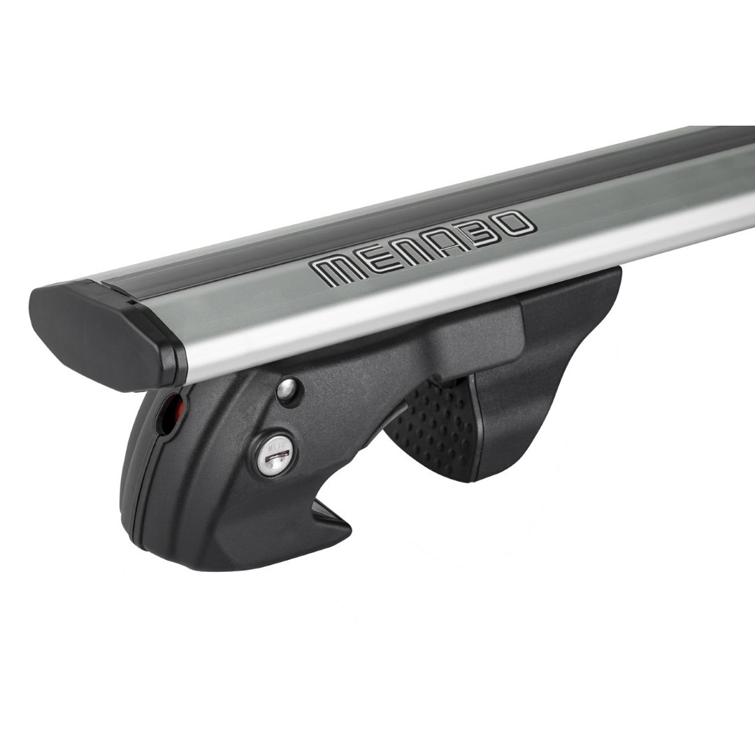 Εικόνα 2 από 7 — ΜΠΑΡΕΣ ΟΡΟΦΗΣ ΑΛΟΥΜΙΝΙΟΥ JACKSON XL SILVER 135 cm ΣΕ ΑΣΗΜΙ ΧΡΩΜΑ ΓΙΑ ΟΡΟΦΗ ΜΕ RAISED RAILS MENABO – 2 ΤΕΜ.