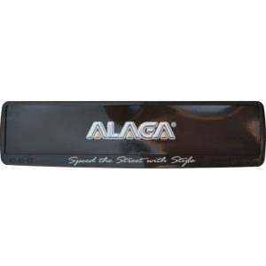 Πλαίσιο πινακίδας μαύρο 1τμχ Alaga