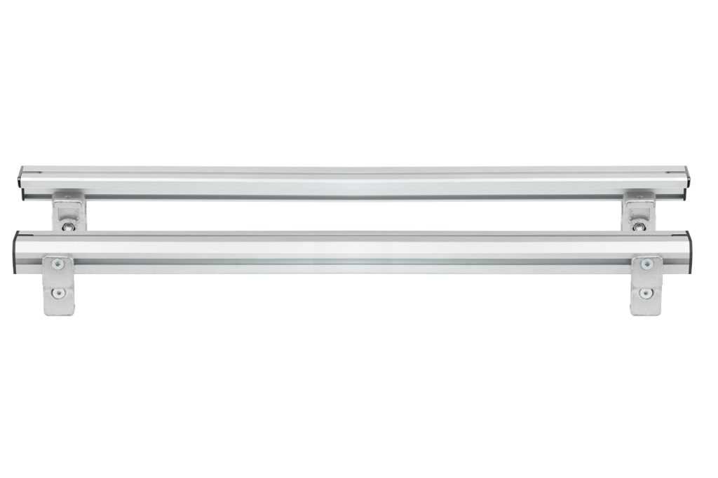Εικόνα 1 από 4 — ΒΑΣΕΙΣ ΣΤΗΡΙΞΗΣ ΑΛΟΥΜΙΝΙΟΥ TBR FIXING PROFILE KIT M 116,6 cm ΣΕ ΑΣΗΜΙ ΧΡΩΜΑ ΜΕ ΥΠΟΔΟΧΕΣ T-SYSTEM ΓΙΑ ΜΠΑΡΕΣ TBR ΚΑΡΟΤΣΑΣ ΣΕ PICKUP ΚΑΙ ΑΓΡΟΤΙΚΑ ΟΧΗΜΑΤΑ MENABO – 2 ΤΕΜ.