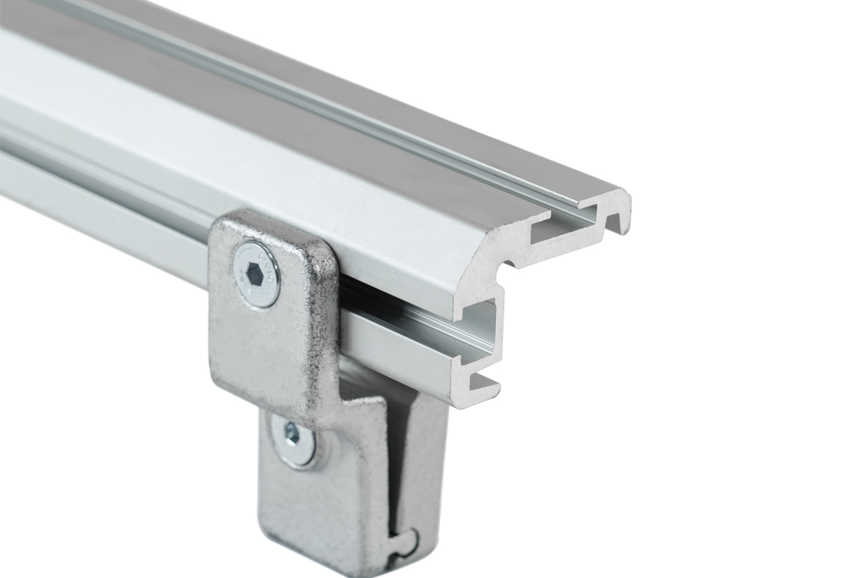 Εικόνα 2 από 4 — ΒΑΣΕΙΣ ΣΤΗΡΙΞΗΣ ΑΛΟΥΜΙΝΙΟΥ TBR FIXING PROFILE KIT M 116,6 cm ΣΕ ΑΣΗΜΙ ΧΡΩΜΑ ΜΕ ΥΠΟΔΟΧΕΣ T-SYSTEM ΓΙΑ ΜΠΑΡΕΣ TBR ΚΑΡΟΤΣΑΣ ΣΕ PICKUP ΚΑΙ ΑΓΡΟΤΙΚΑ ΟΧΗΜΑΤΑ MENABO – 2 ΤΕΜ.