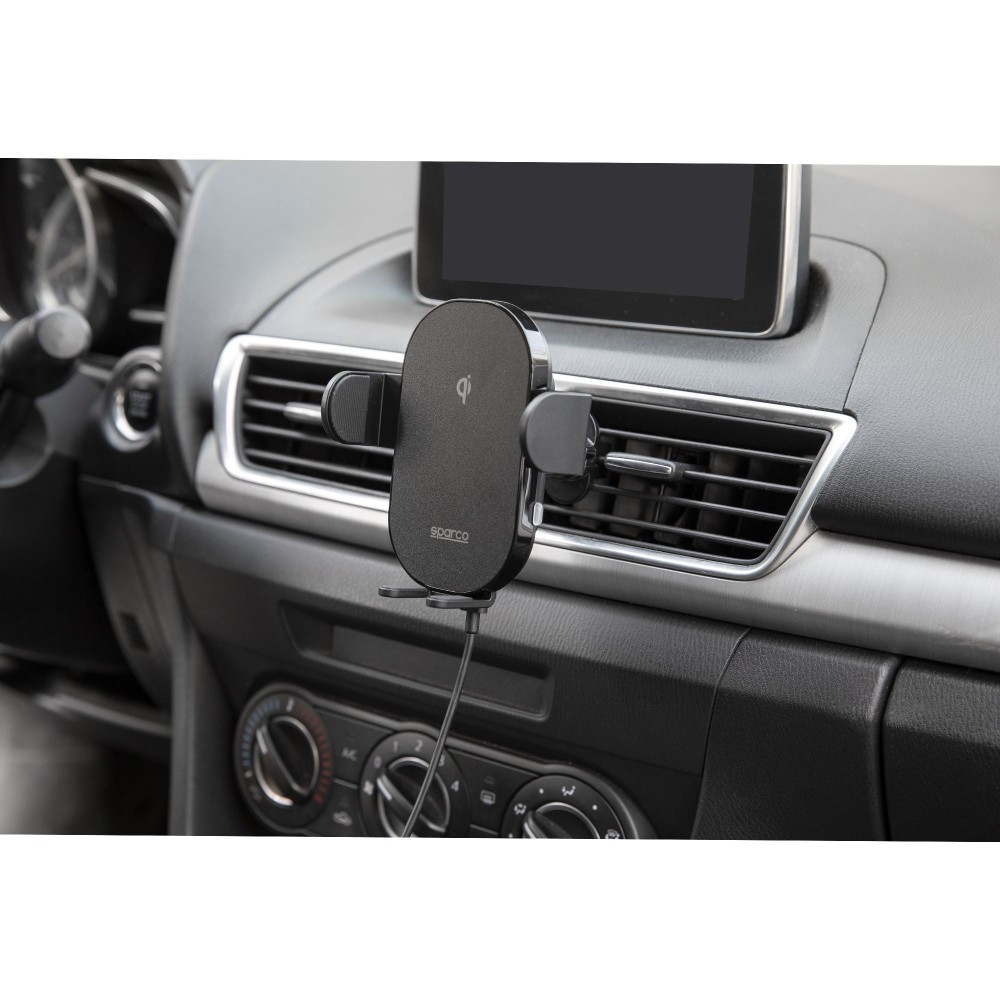 Εικόνα 3 από 3 — Βάση τηλεφώνου αεραγωγού με USB 1τμχ Sparco