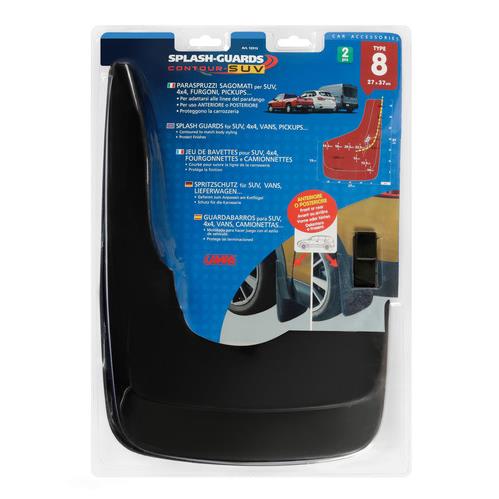 Εικόνα 3 από 4 — ΛΑΣΠΩΤΗΡΕΣ SPLASH-GUARDS CONTOUR SUV 27x37cm TYPE-8 2ΤΕΜ.
