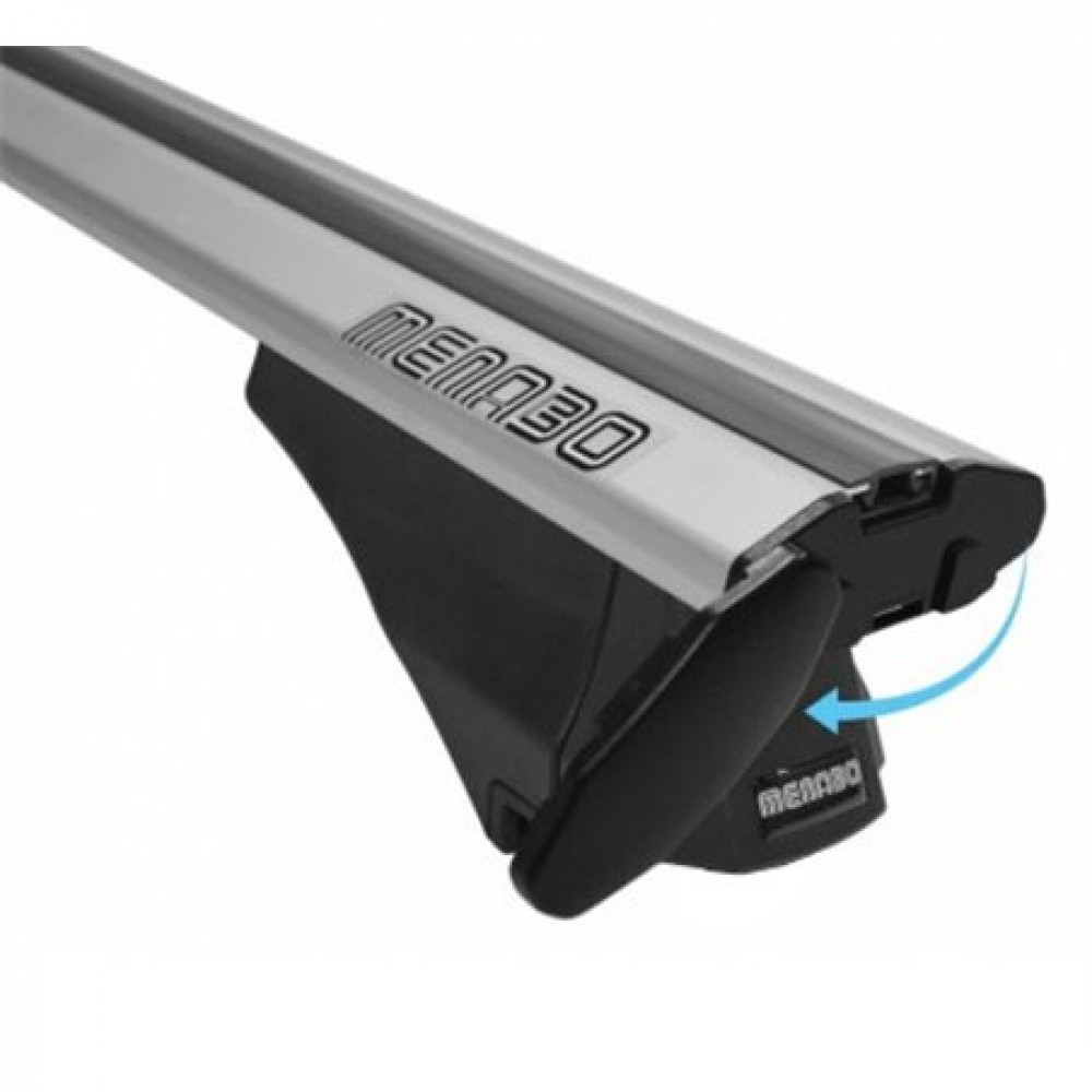 Εικόνα 3 από 6 — MENABO ΜΠΑΡΕΣ ΟΡΟΦΗΣ ΑΛΟΥΜΙΝΙΟΥ BLADE M SILVER 118 cm ΜΕ ΑΚΡΑ ALFA HIGH ΓΙΑ GMC Acadia 5 doors 2017> ΜΕ FLUSH RAILS – 2 ΤΕΜ. (12920/MB)