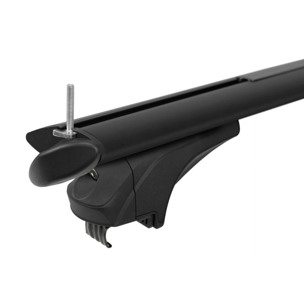 Εικόνα 5 από 6 — ΜΠΑΡΕΣ ΑΛΟΥΜΙΝΙΟΥ SONIC BLACK XL 130cm ΣΕ ΜΑΥΡΟ ΧΡΩΜΑ ΓΙΑ ΟΡΟΦΗ ΜΕ FLUSH ΚΑΙ RAISED RAILS MENABO – 2 ΤΕΜ.