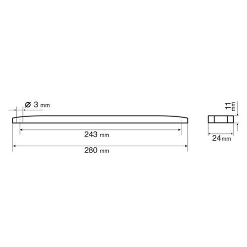 Εικόνα 2 από 5 — Φως Θέσεως 24V 12LED 28cm Κόκκινο Αδιάβροχο