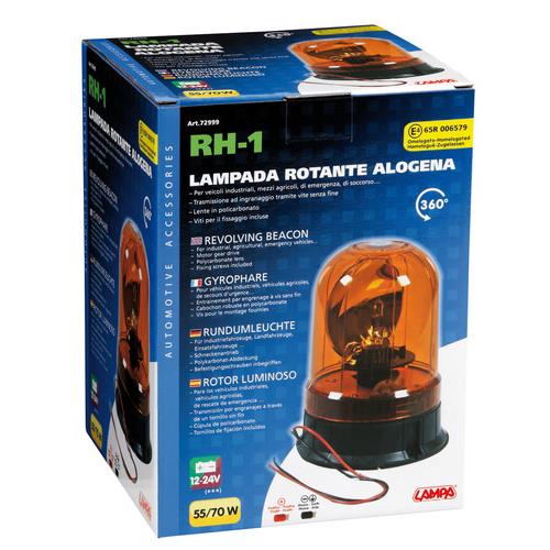 Εικόνα 5 από 5 — Φάρος RH-1 12V/24V Βιδωτός Πορτοκαλί 130x195mm