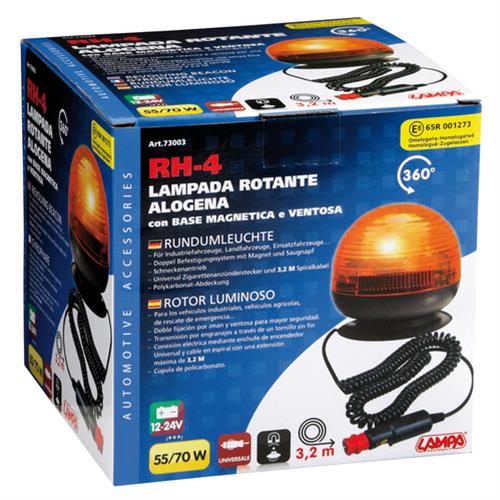 Εικόνα 3 από 3 — ΜΑΓΝΗΤΙΚΟΣ ΦΑΡΟΣ RH-4 12V/24V (ΠΟΡΤΟΚΑΛΙ/ΚΟΝΤΟΣ/ΣΤΡΟΓΓΥΛΟΣ ΜΕ ΦΙΣ ΑΝΑΠΤΗΡΑ – 130 Χ 135 mm)
