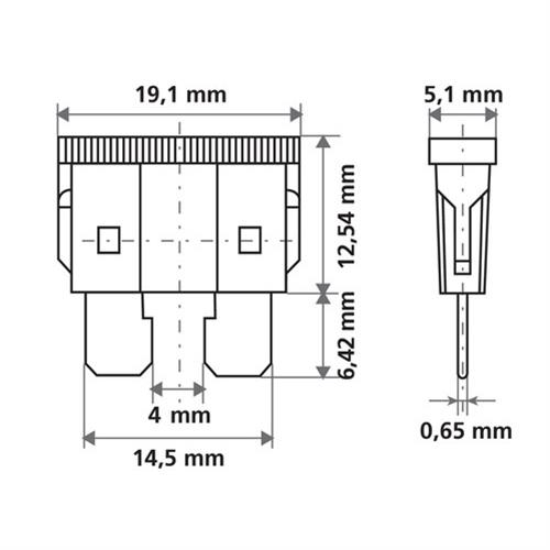 Εικόνα 2 από 5 — Ασφάλειες 25A 12/24V SMART-LED 6τεμ.