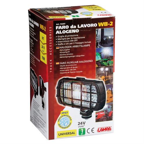 Εικόνα 2 από 9 — ΠΡΟΒΟΛΕΑΣ ΕΡΓΑΣΙΑΣ WB-2 12/24V (24V-H1-70W )  195x 100x 110 mm ΑΛΟΓΟΝΟΥ -1ΤΕΜ.
