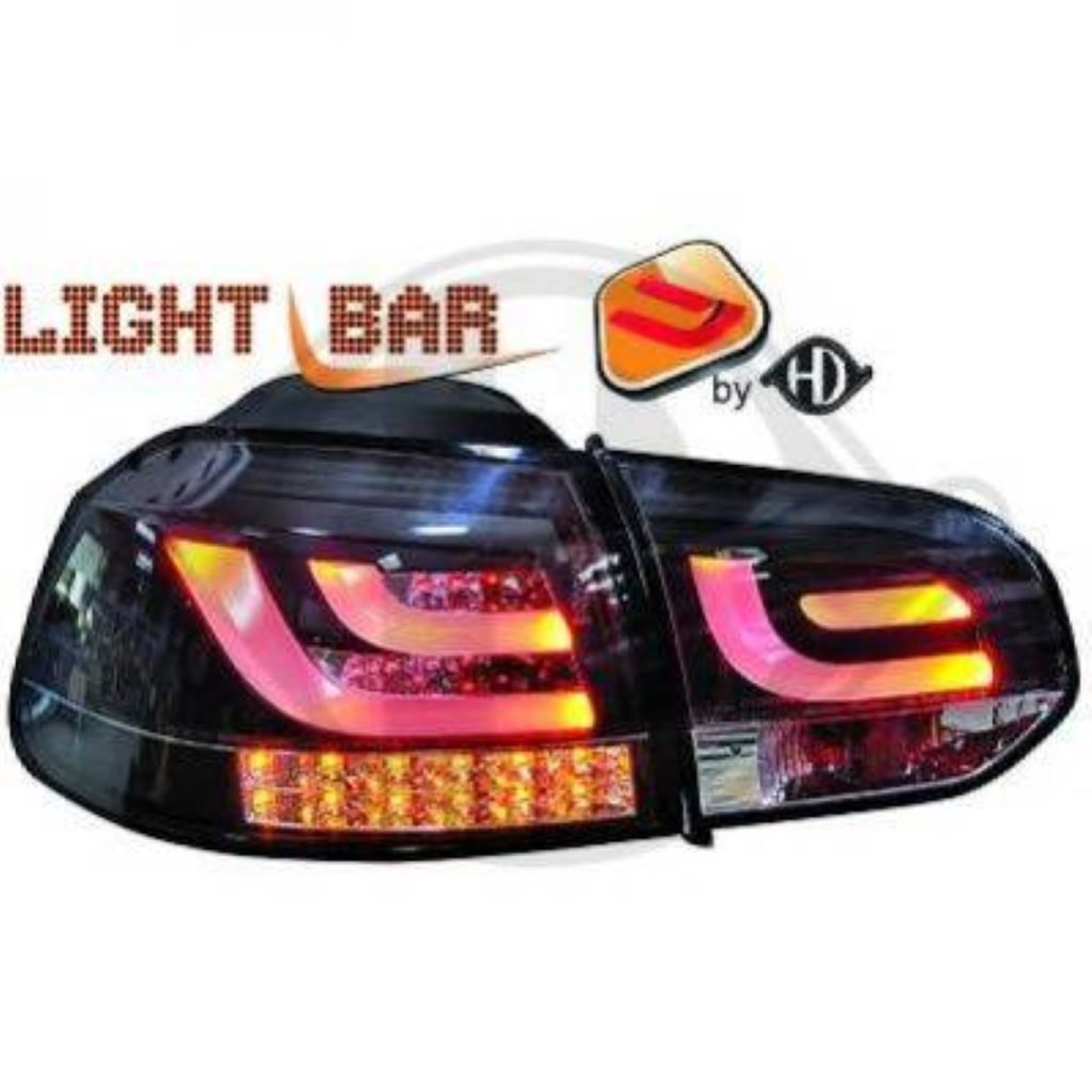 Εικόνα 1 από 1 — ΦΑΝΑΡΙΑ ΓΙΑ VW GOLF 6 3/5D 10.08+ BLACK LIGHTBAR DIEDERICHS