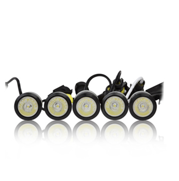 Εικόνα 1 από 1 — Πρόσθετο DAYLINE Διεθνή 10LED (2 σειρές X5 LED) HP 12V μαύρο