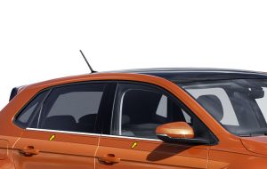 TRIM ΠΑΡΑΘΥΡΩΝ ΑΥΤΟΚΟΛΛΗΤΑ ΧΡΩΜΙΟ ΜΕΤΑΛΛΙΚΑ ΓΙΑ VW POLO 5D 2009>