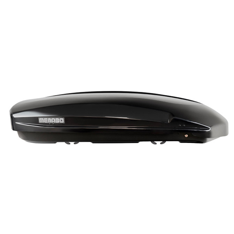 Εικόνα 1 από 7 — Menabo – Μπαγκαζιέρα Οροφής Satellite 550 Duo Black Crab με Δαγκάνες σε Μαύρο Γυαλιστερό Χρώμα από ABS Πλαστικό με Διαστάσεις 198x94x36 cm – 1 Τεμ. (16930/MB)