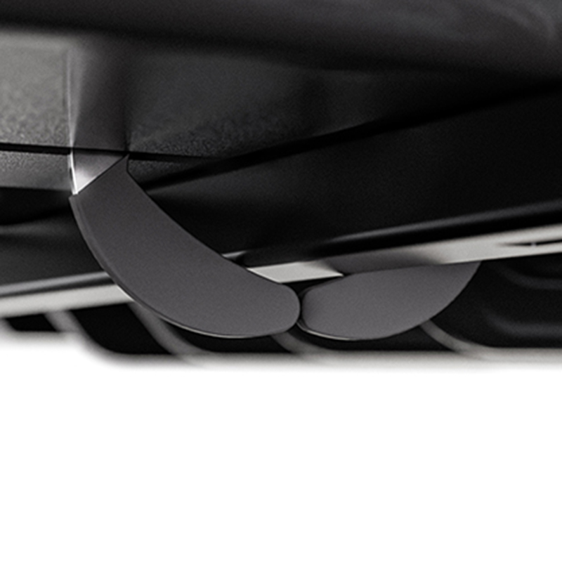Εικόνα 5 από 7 — Menabo – Μπαγκαζιέρα Οροφής Satellite 550 Duo Black Crab με Δαγκάνες σε Μαύρο Γυαλιστερό Χρώμα από ABS Πλαστικό με Διαστάσεις 198x94x36 cm – 1 Τεμ. (16930/MB)