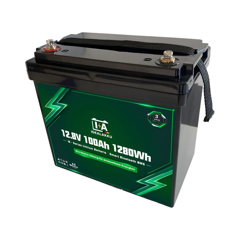 Εικόνα 3 από 4 — Μπαταρία λιθίου IDEALAKKU IB-12-100 LifePo4 12.8V 100Ah 1280Wh με bluetooth