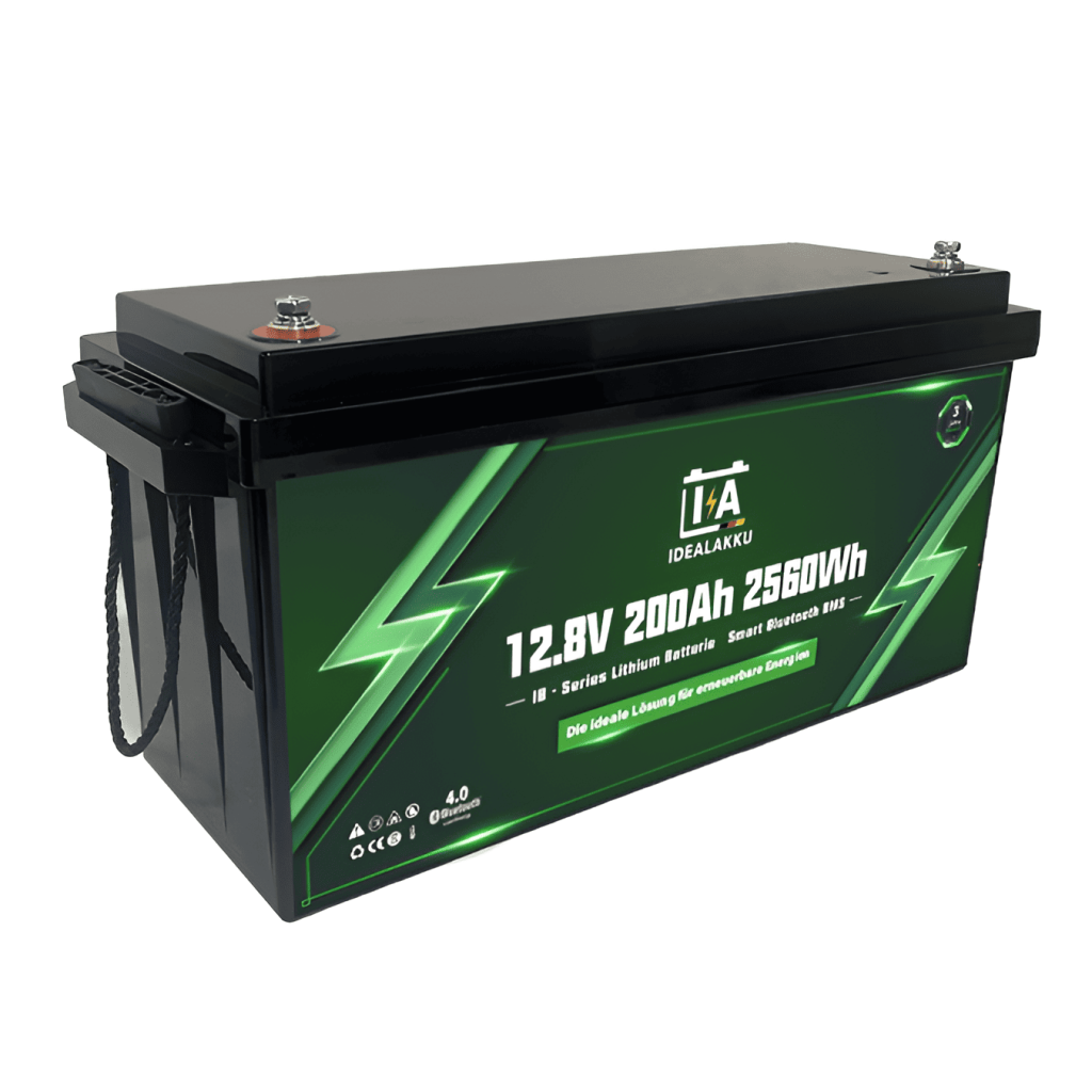 Εικόνα 2 από 2 — Μπαταρία λιθίου IDEALAKKU IB-12-200H LifePo4 12.8V 200Ah 2560Wh με bluetooth
