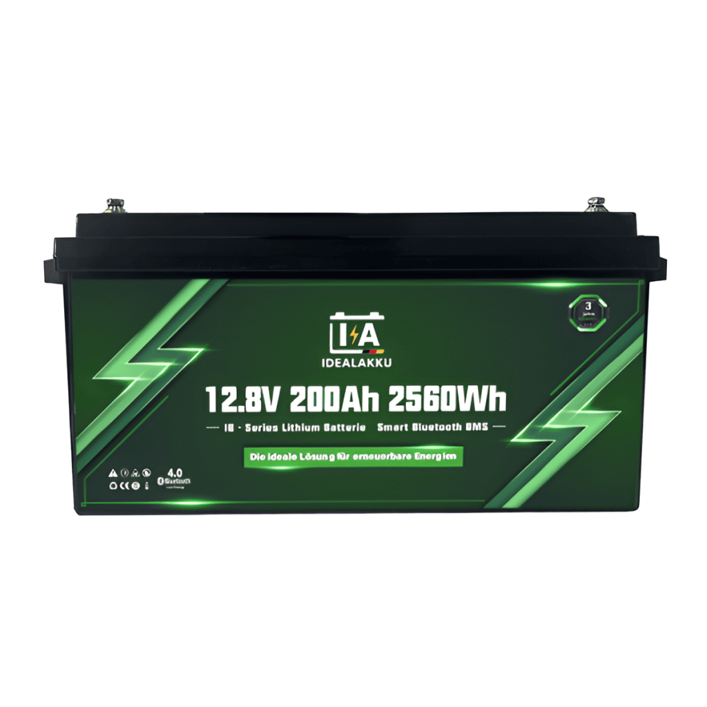 Εικόνα 1 από 2 — Μπαταρία λιθίου IDEALAKKU IB-12-200H LifePo4 12.8V 200Ah 2560Wh με bluetooth