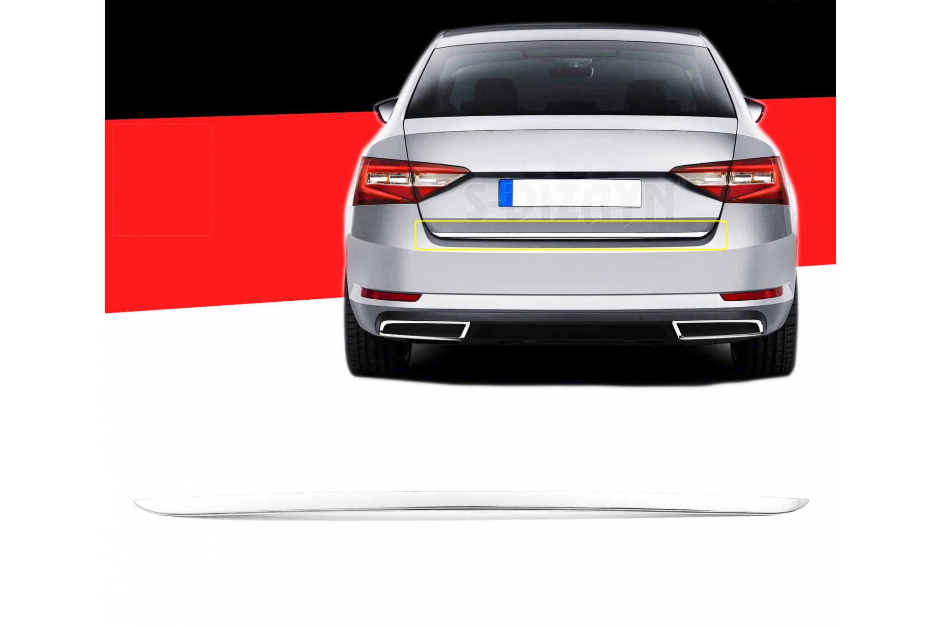Εικόνα 1 από 4 — TRIM  ΠΟΡΤ ΠΑΓΚΑΖ ΓΙΑ SKODA SUPERB 4D 2015+